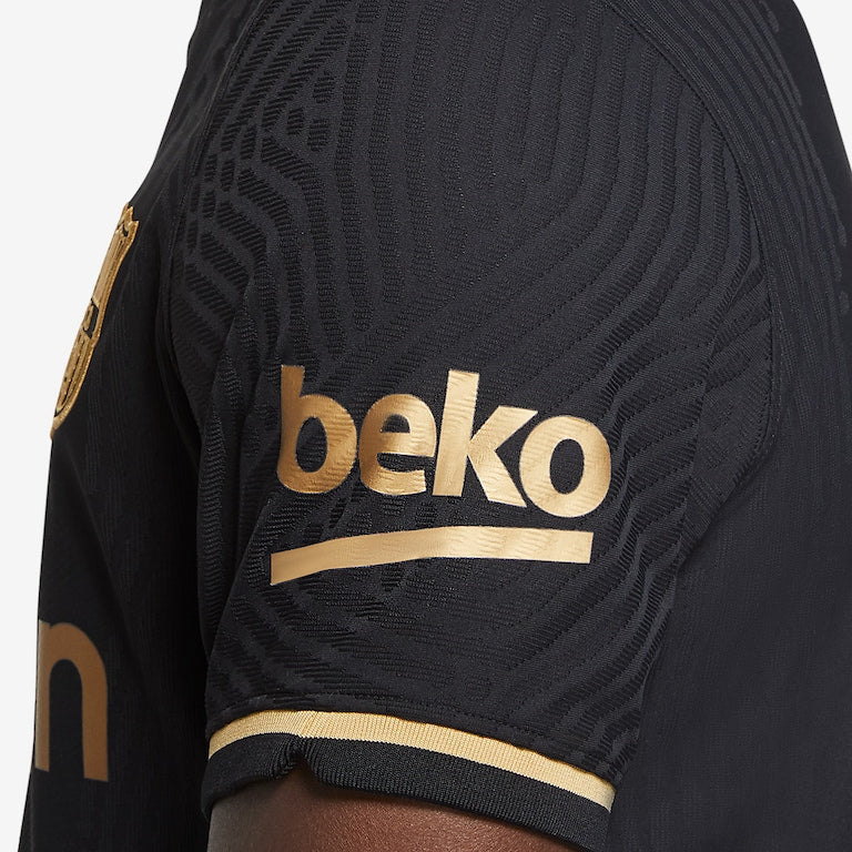FC Barcelona 20/21 Away Vapour Match Jersey Black/Metallic Gold