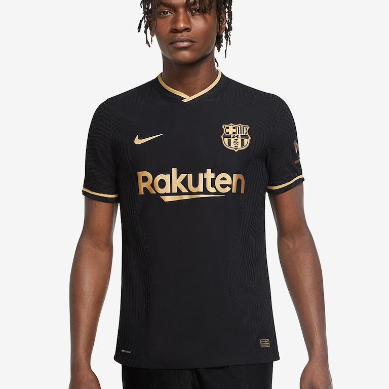 FC Barcelona 20/21 Away Vapour Match Jersey Black/Metallic Gold