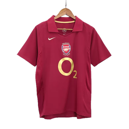 Arsenal 05/06 Home Maroon Retro Jersey