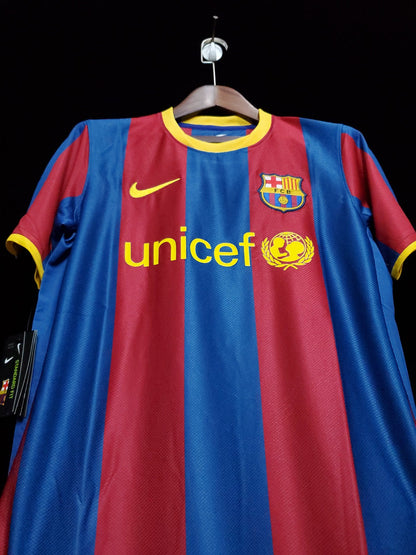 Barcelona 10-11 Home Unicef Retro Jersey