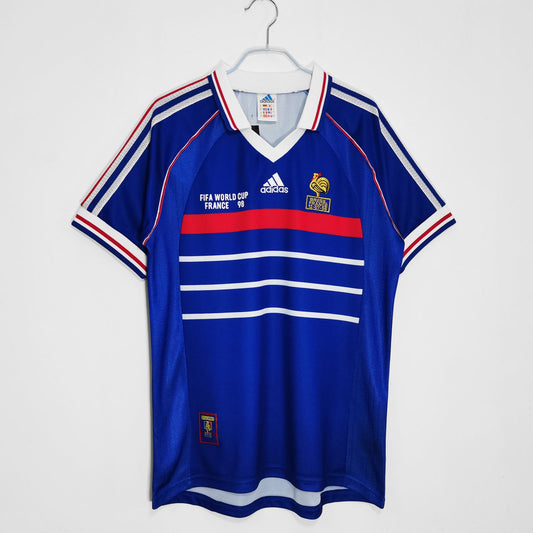 FRANCE 1998 WORLD CUP HOME RETRO JERSEY