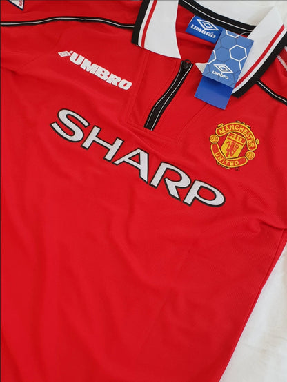 1998-99 Manchester United Home Retro Jersey