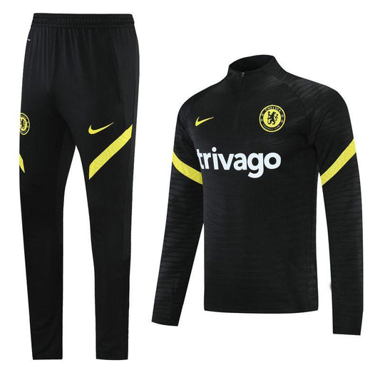 Chelsea Jacket and Trackpant Black/Yellow