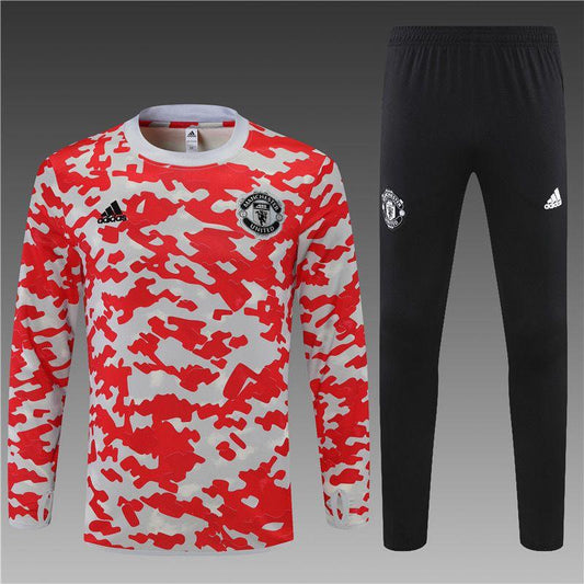 Manchester United Jacket and Trackpant Pattern Print