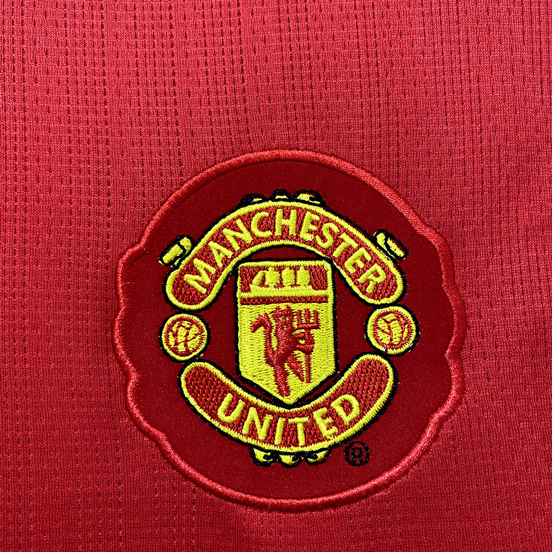 Manchester United 07/08 Red Champions League Edition Retro Jersey