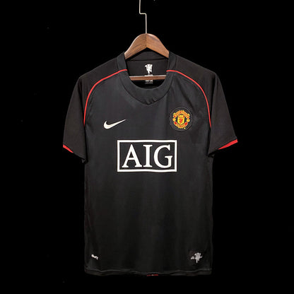 Manchester United 07-08 Black Away Retro Jersey