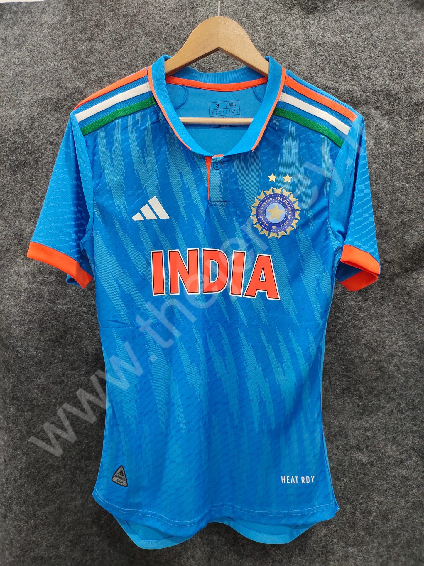 India World Cup 2 Star Tiranga Stripe Player Version Jersey