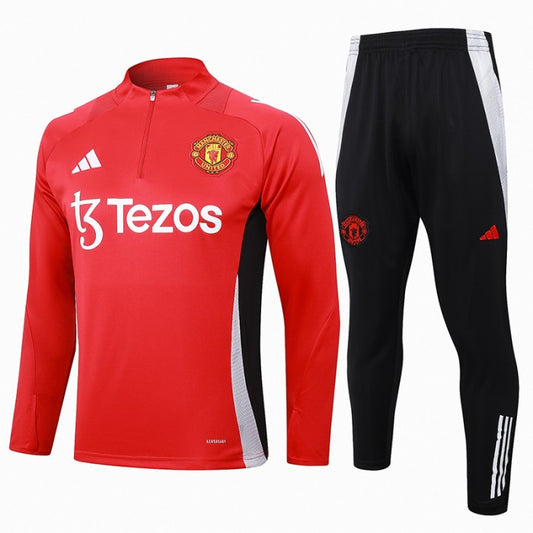 [24/25] Manchester United Red Tezos Jacket & Trackpant Combo